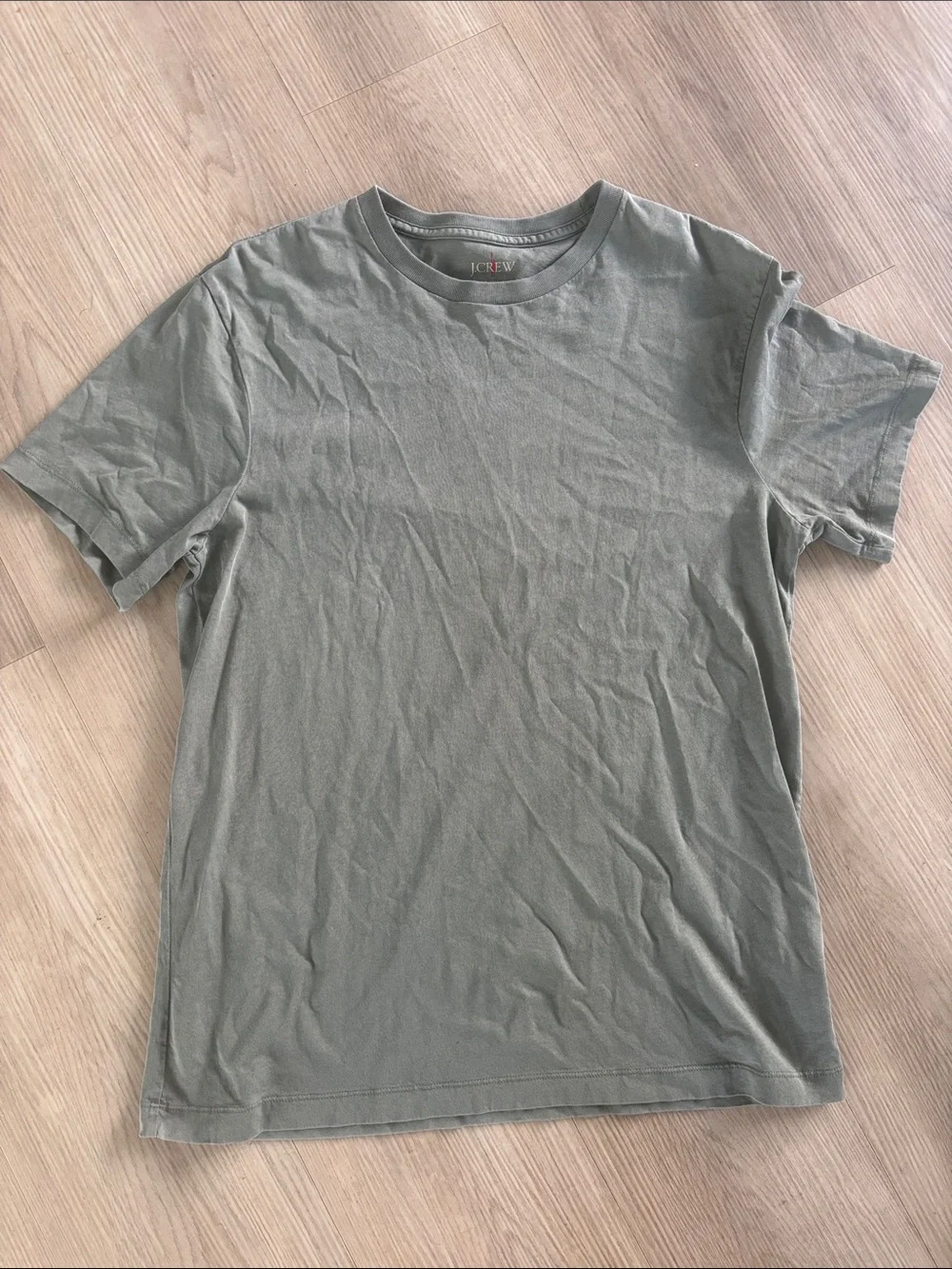 J. Crew Short Sleeve Crewneck Tee in Olive